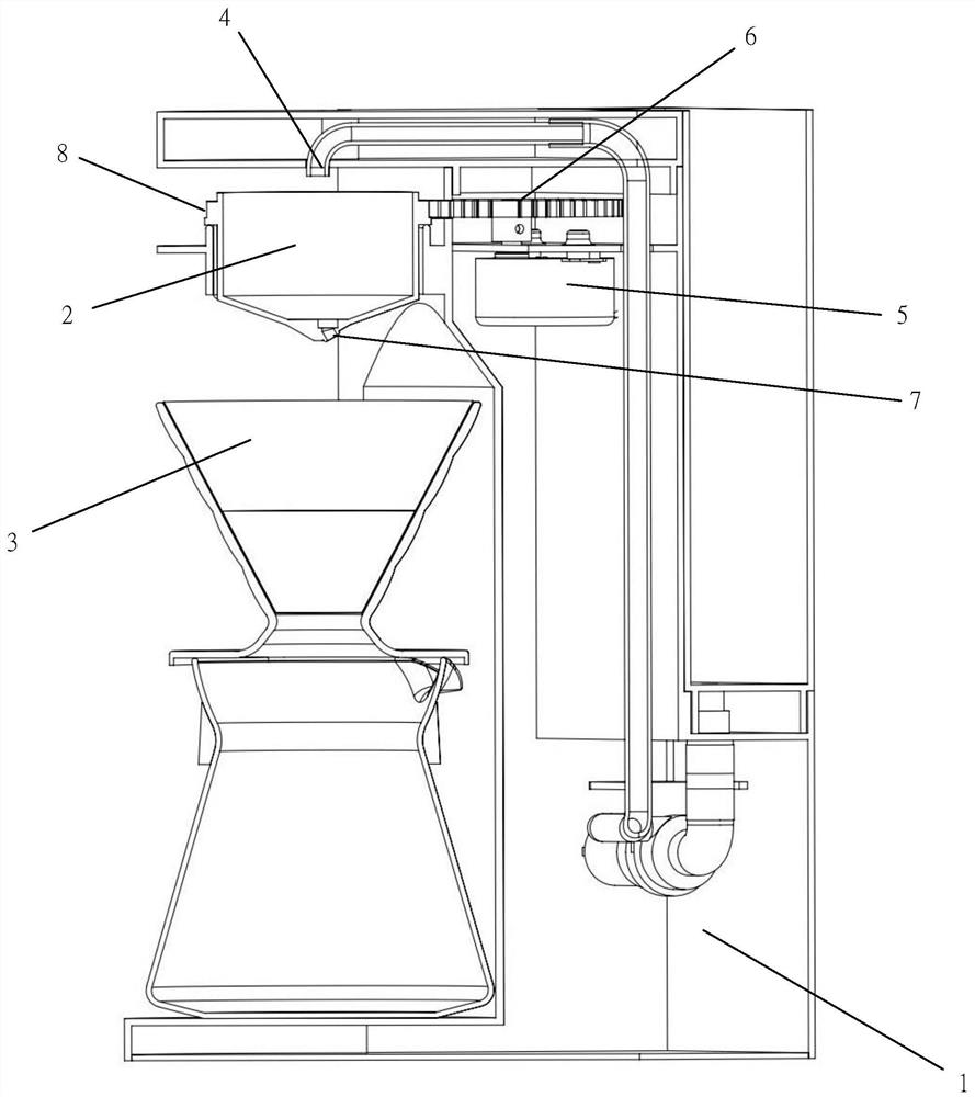 Improved coffee brewing device