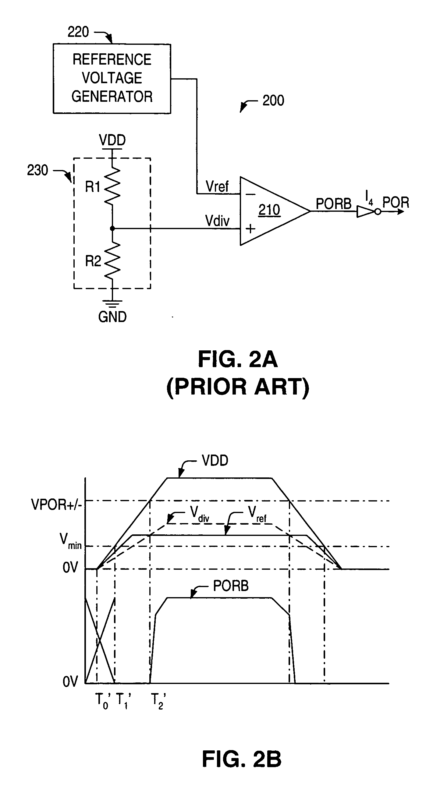 Circuit and method for monitoring the integrity of a power supply