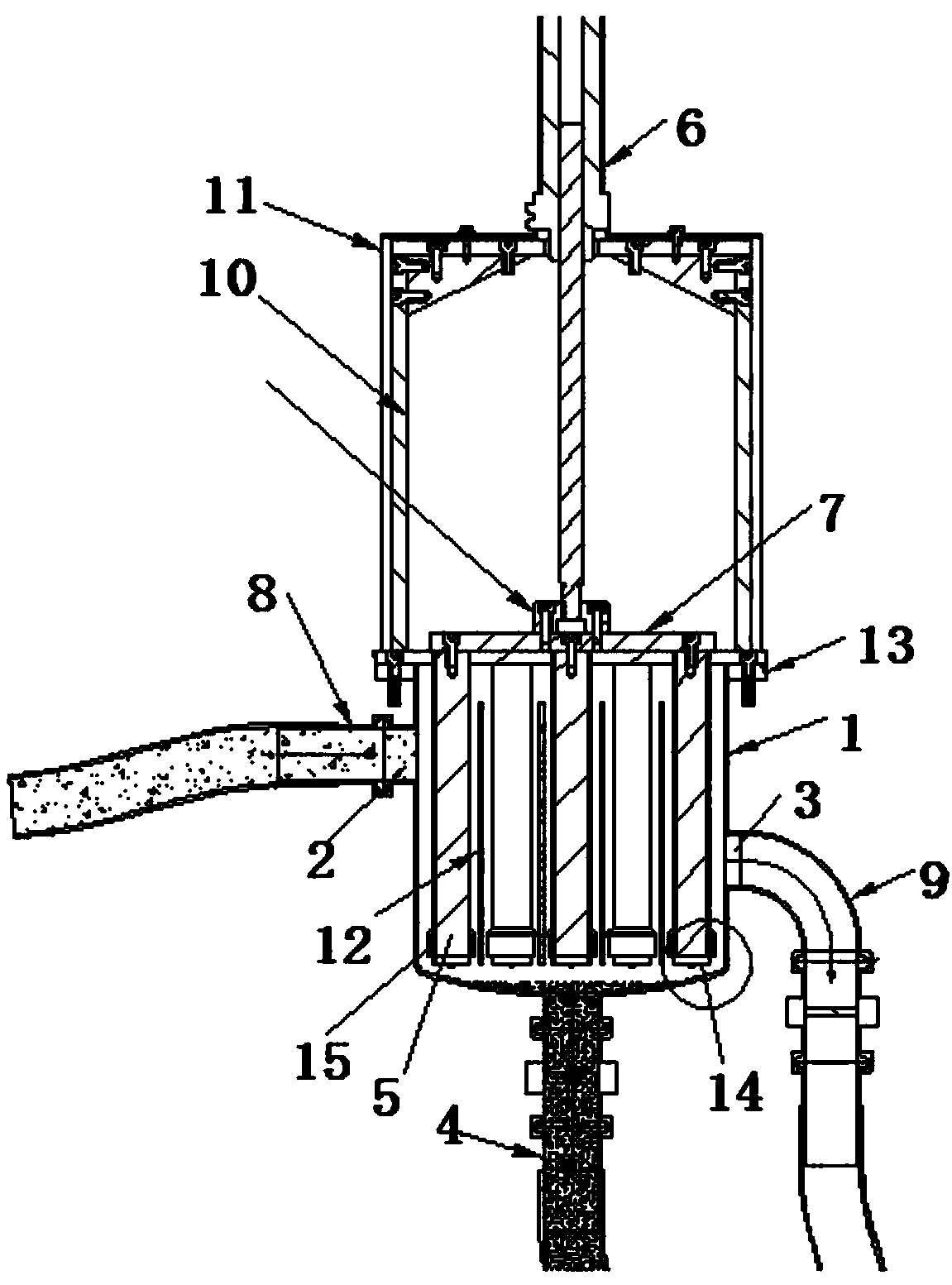 Full-automatic cutting fluid magnetic filter device