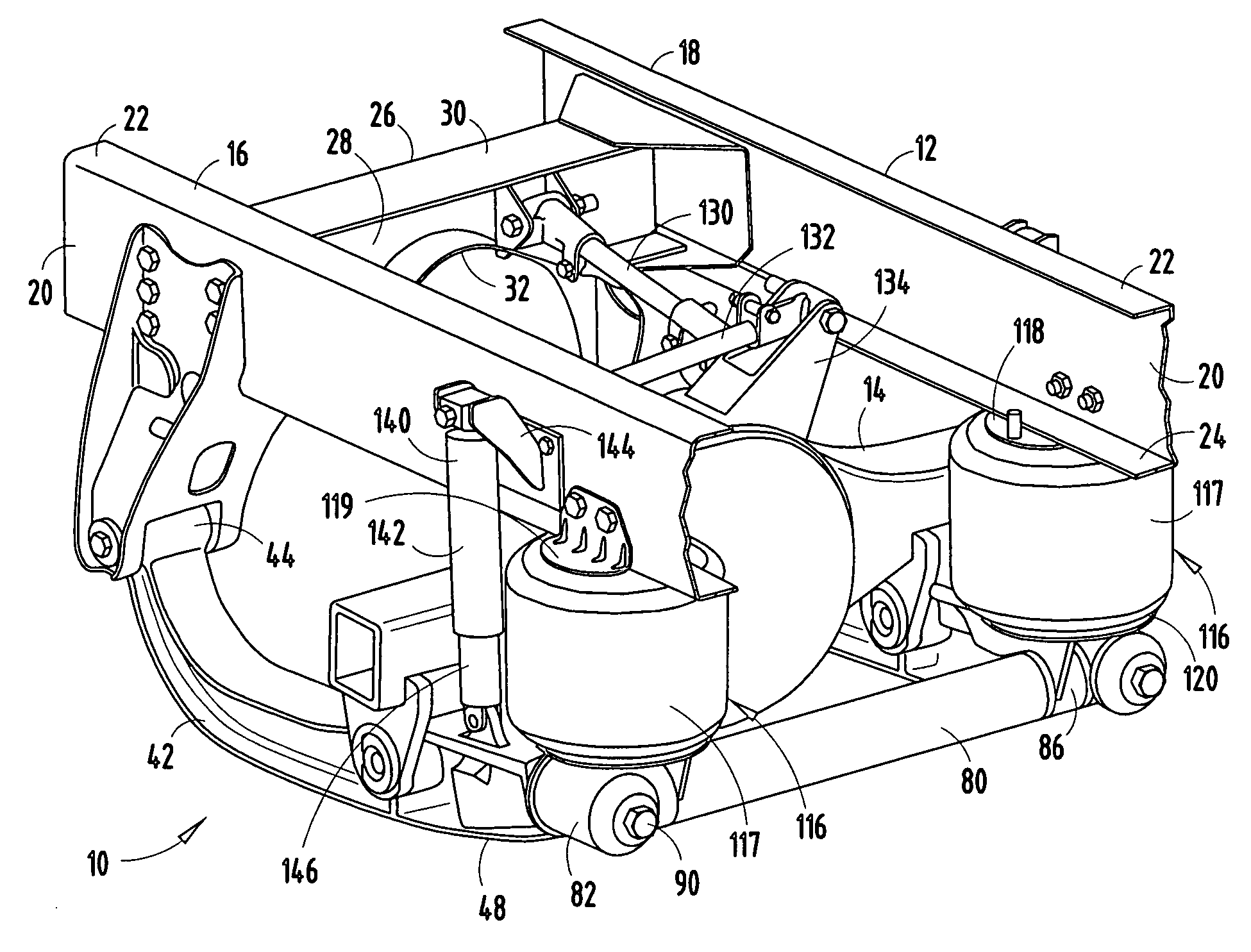 Vehicle suspension assembly