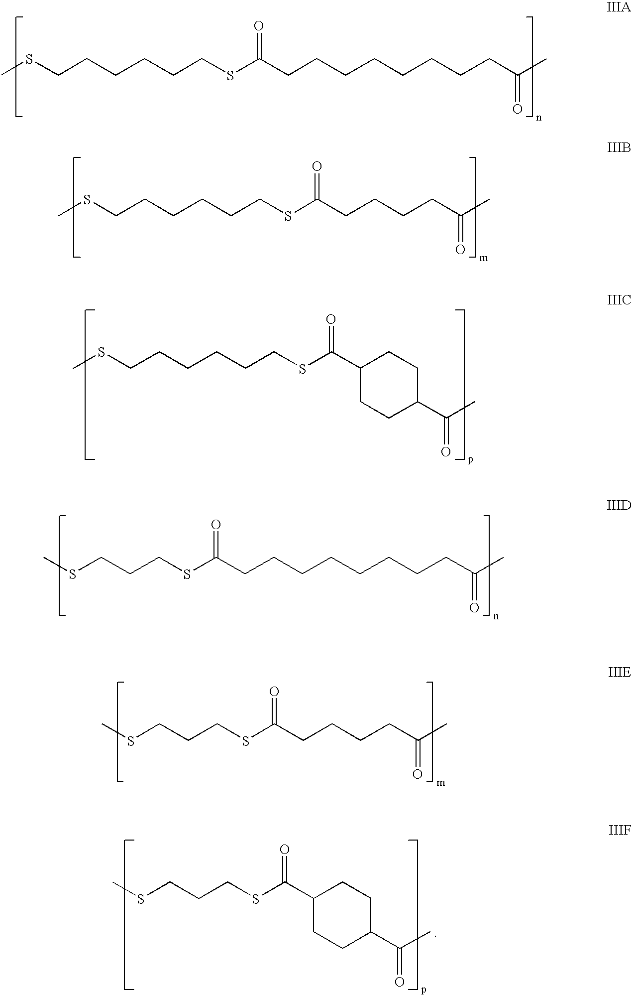 Polymers of aliphatic thioester