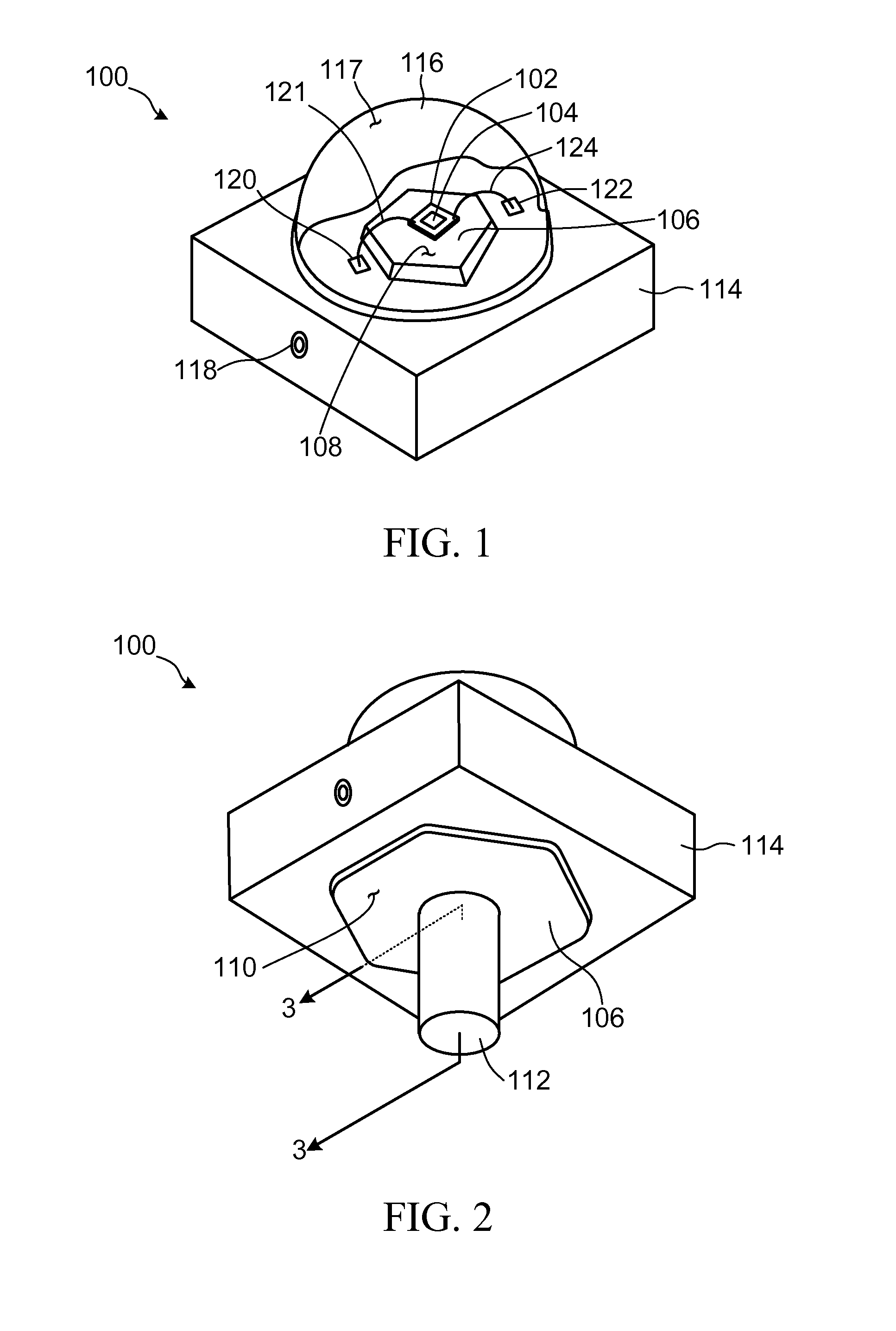 Light Emitting Diode for Mounting to a Heat Sink