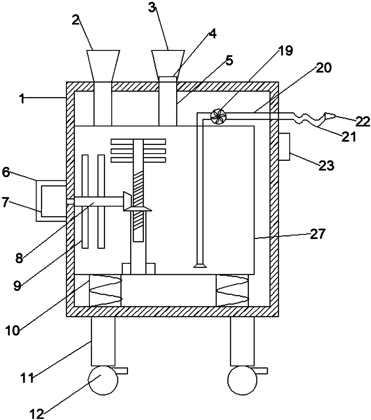 Agricultural fertilization device