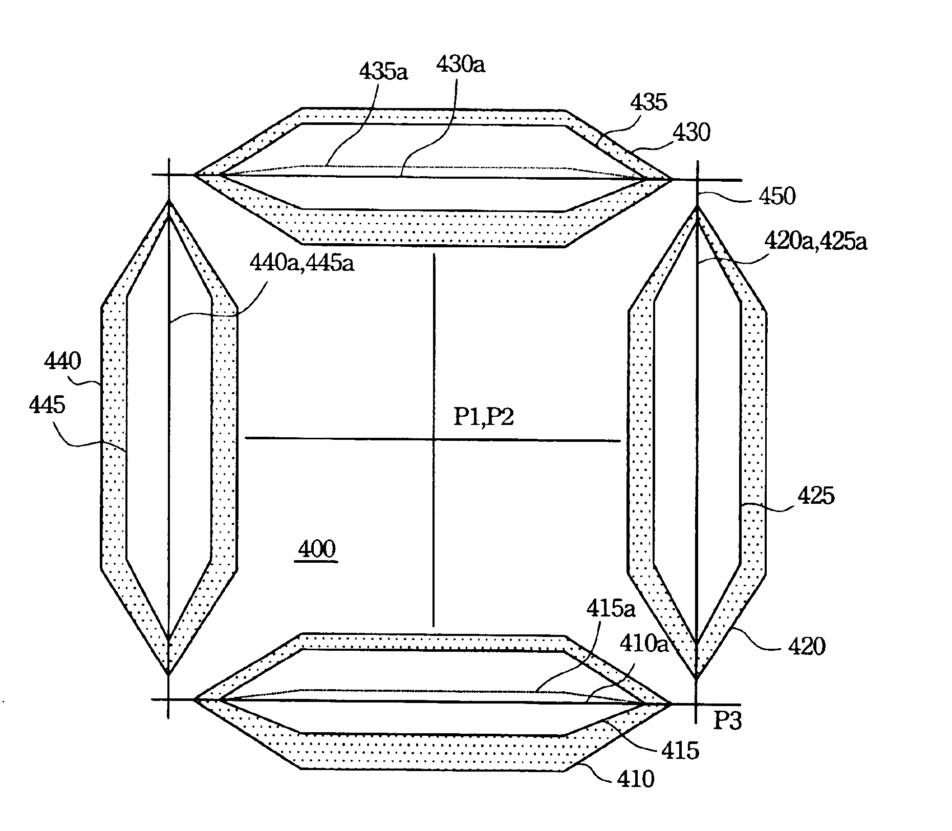 Alignment mark and alignment method using the same for photolithography to eliminating process bias error