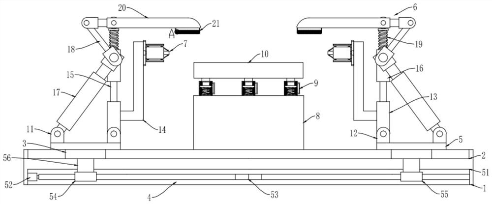 Fixing device for aluminum alloy shell bus duct machining