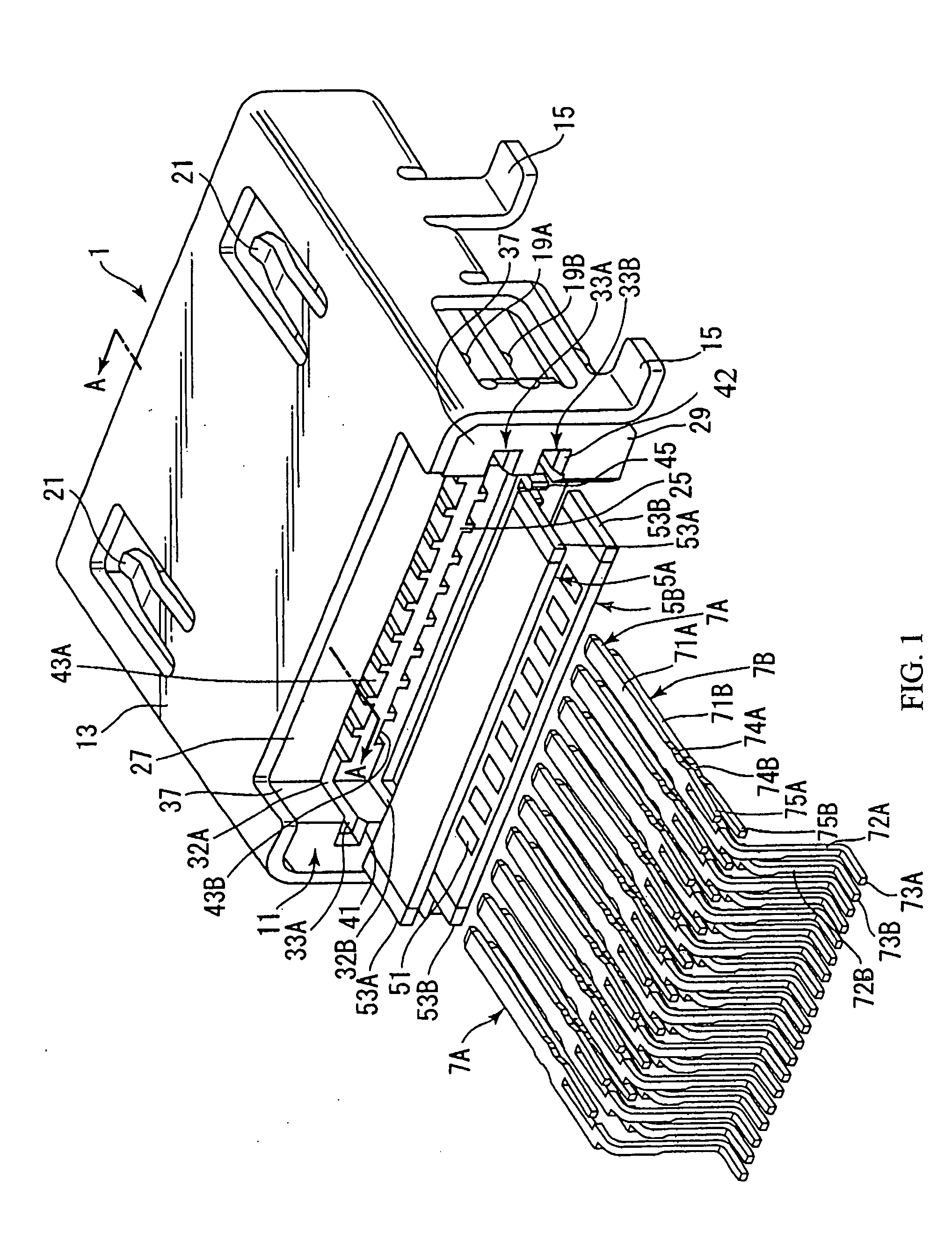 Connector with built-in substrate and its assembling method