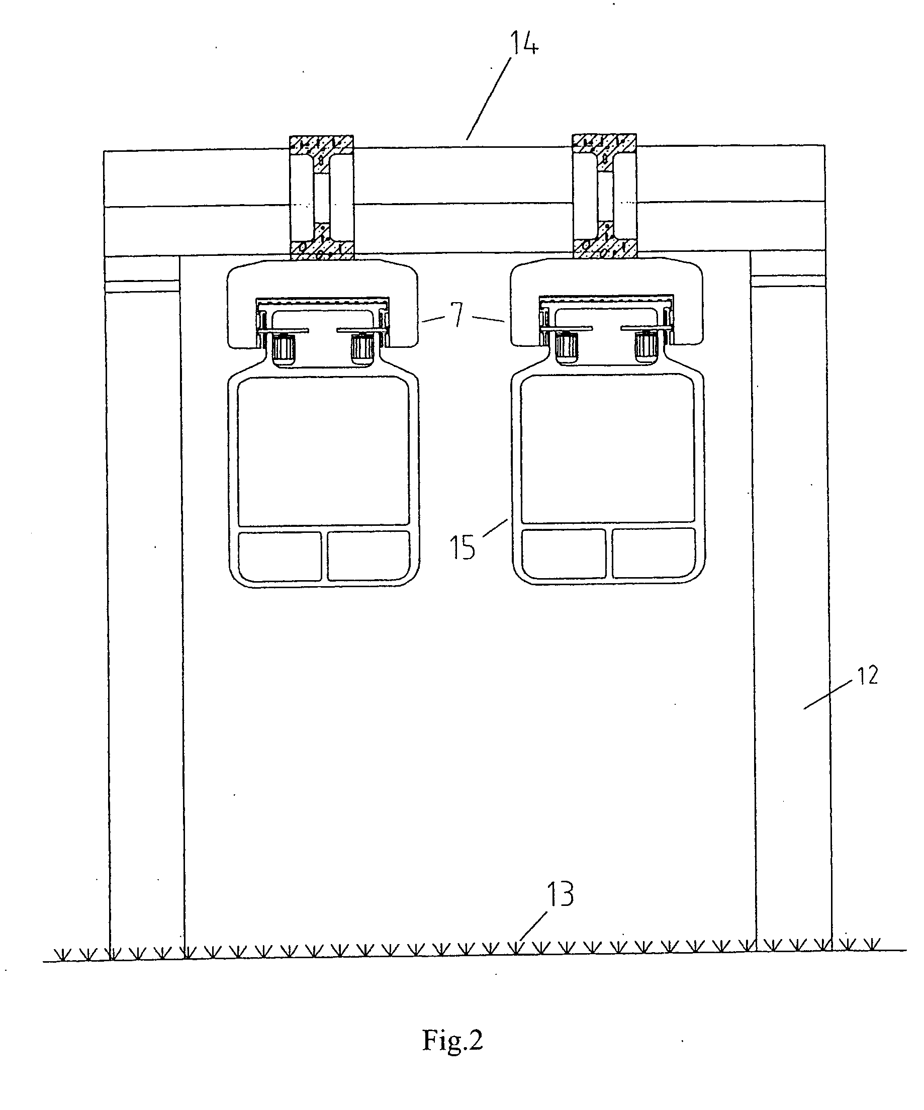 Suspending-rail and dual-attraction balancing compensation type permanent magnetic levitation train and railway system