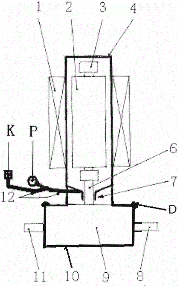 Pump structure capable of enabling liquid molecules in pump not to be leaked during operation through air jacking sealing and including immersion pump and application method of pump structure