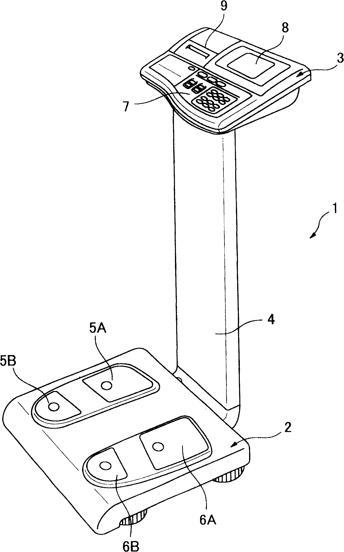 Basal metabolic rate measuring device