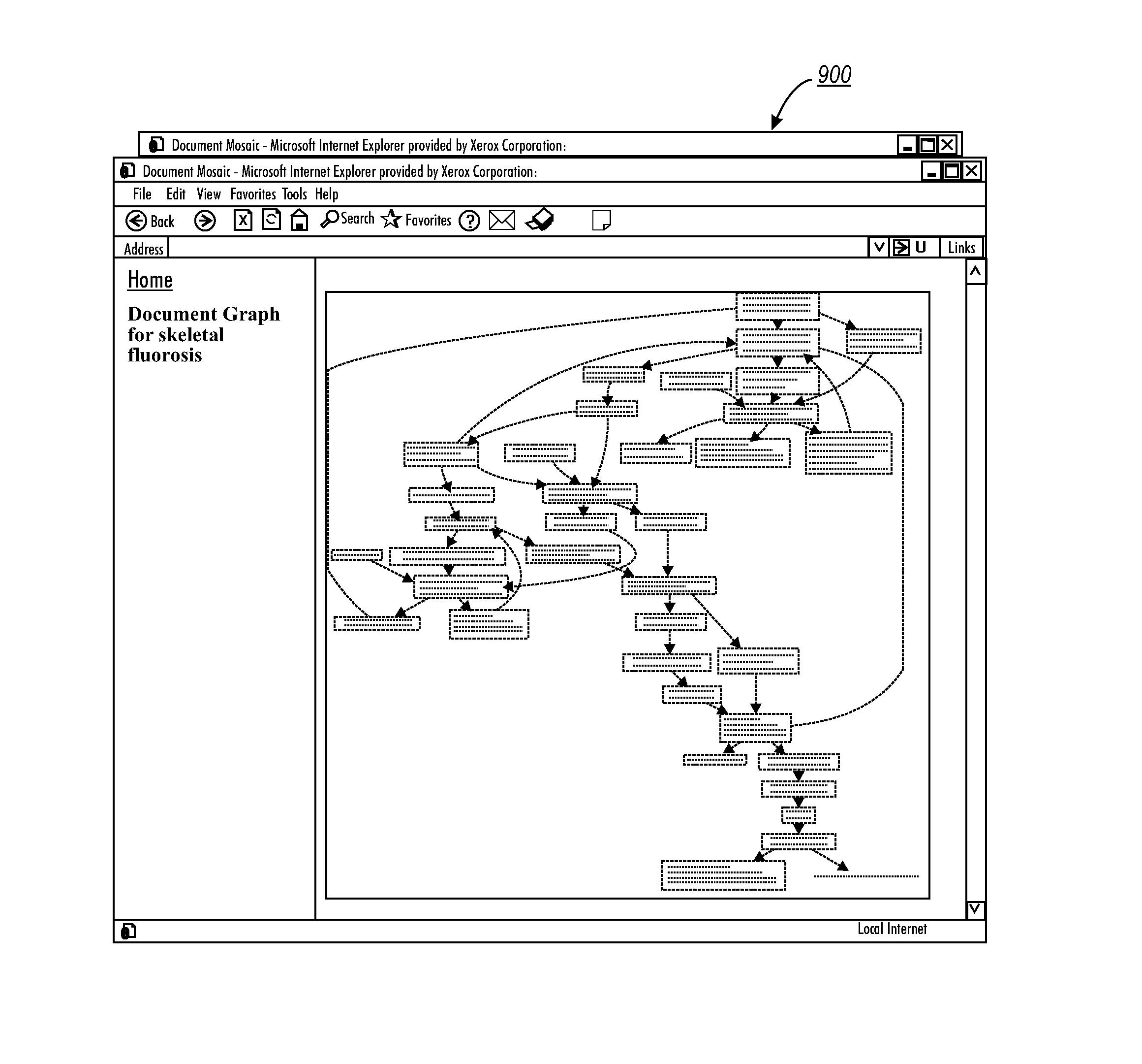 Method and system for constructing a document redundancy graph