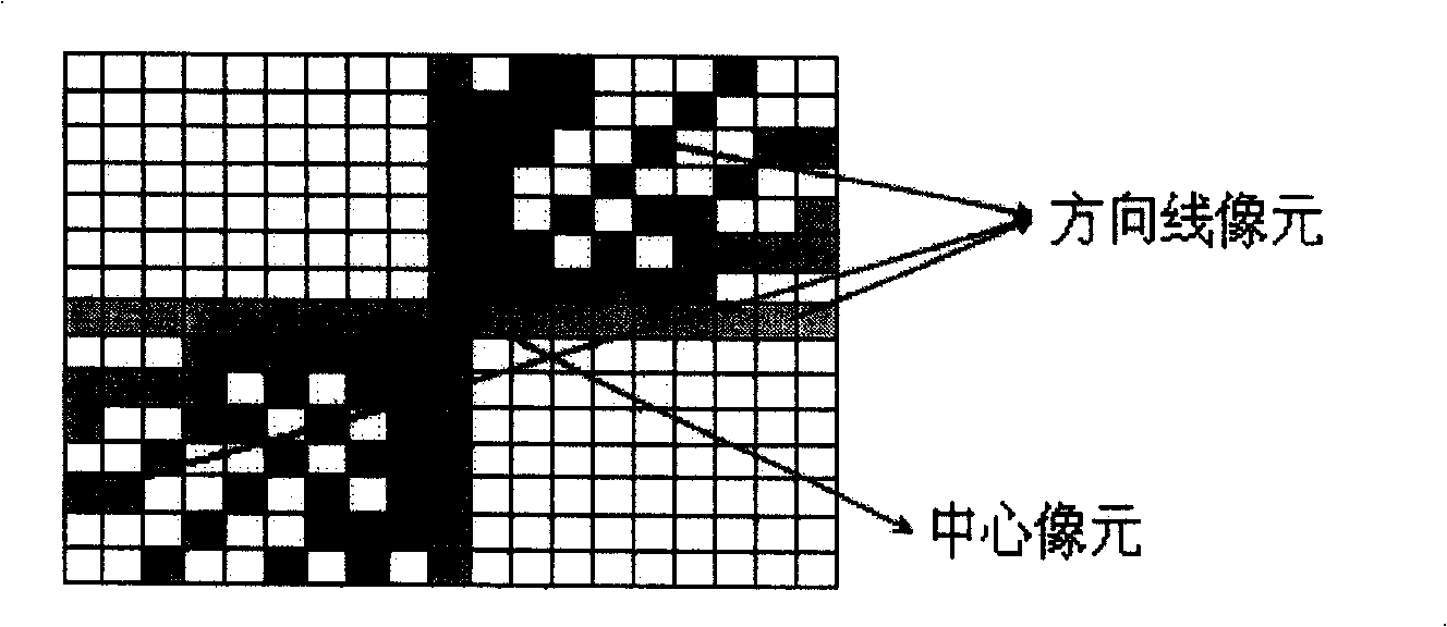 Remoto sensing image space shape characteristics extracting and sorting method