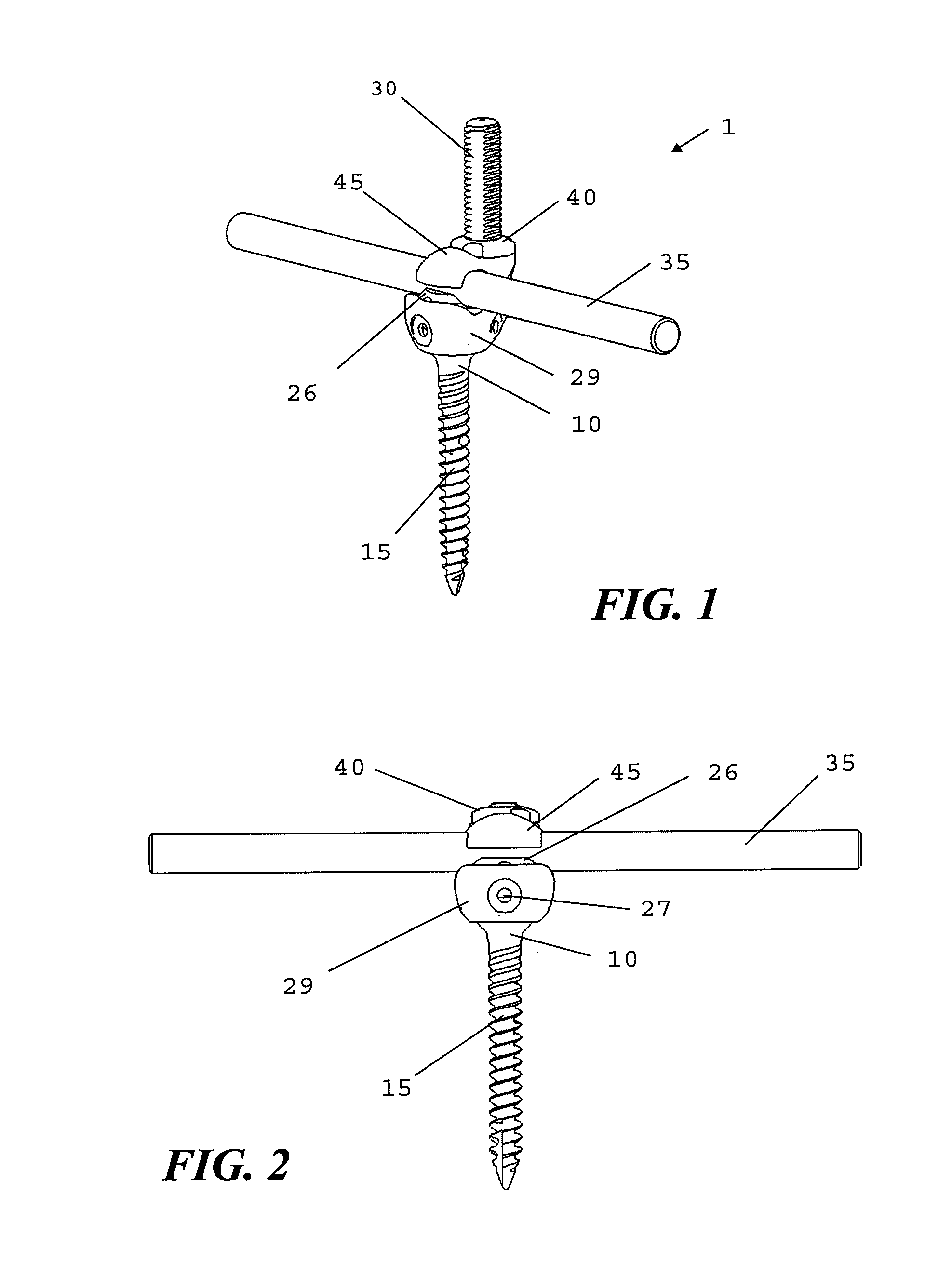 Bone anchoring member with clamp mechanism