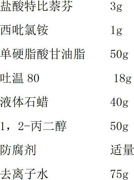 External use pharmaceutical preparation for curing mycotic infection