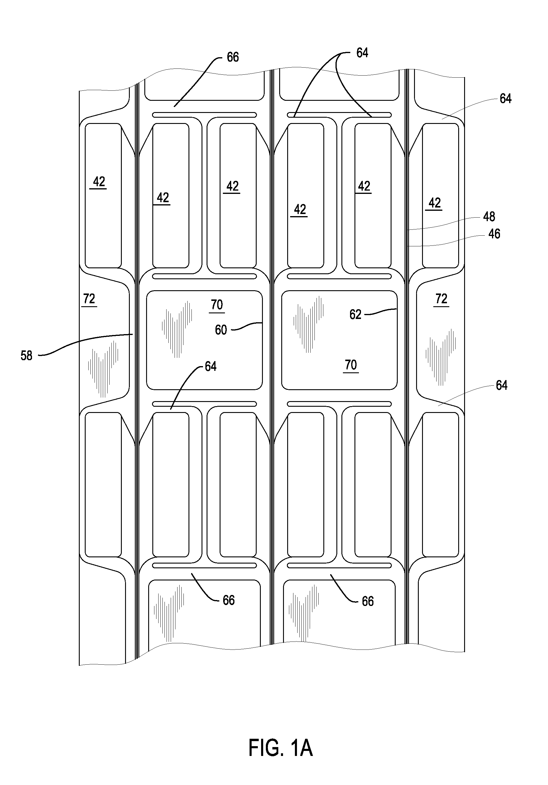 Implantable electrode array assembly including a carrier for supporting the electrodes and control modules for regulating operation of the electrodes embedded in the carrier, and method of making same