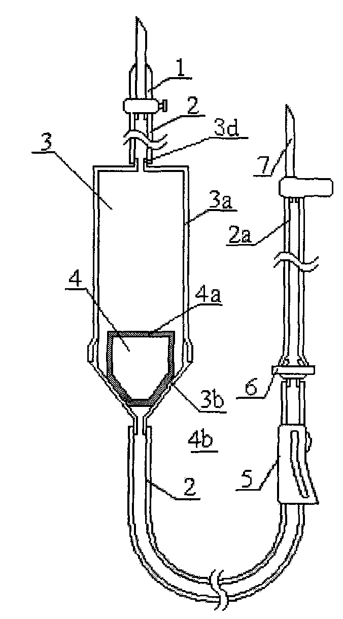 Infusion apparatus capable of preventing blood returning