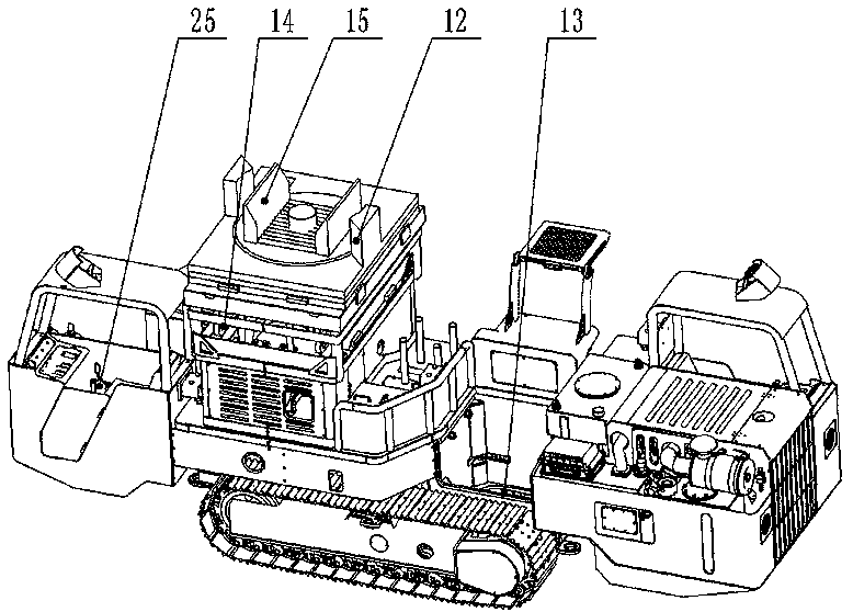 Crawler-type non-repeated-supporting single-span support carrier