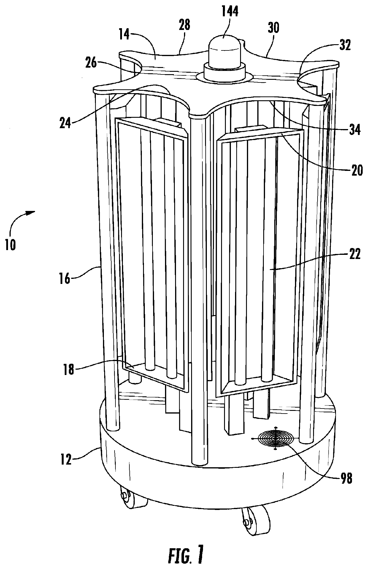 Ultraviolet light tower