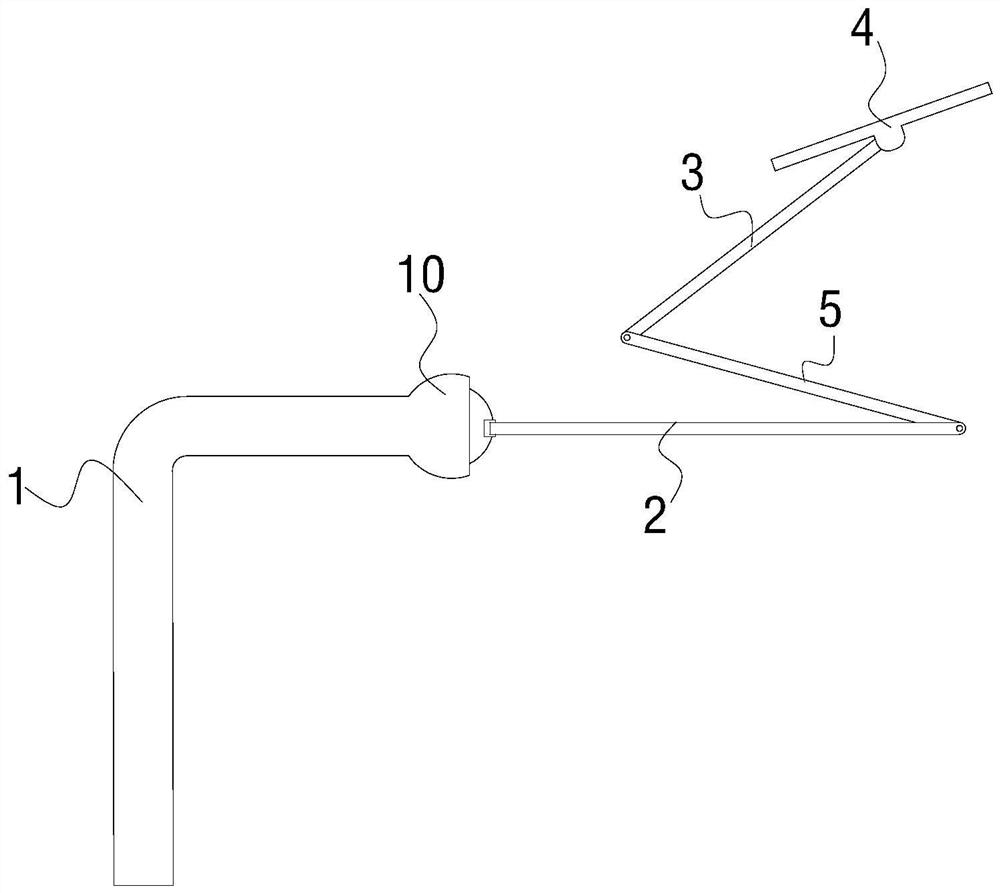 Universal stand for operating table for intraoperative radiography