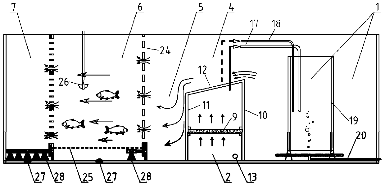 Research device for toxicological effects of pollutants on fish