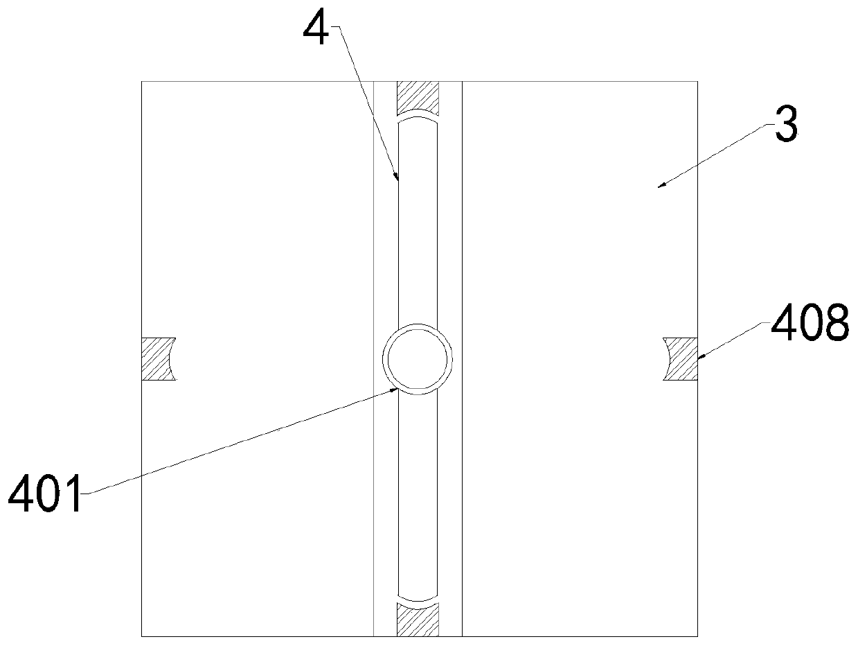 Color steel tile foreign body removal device