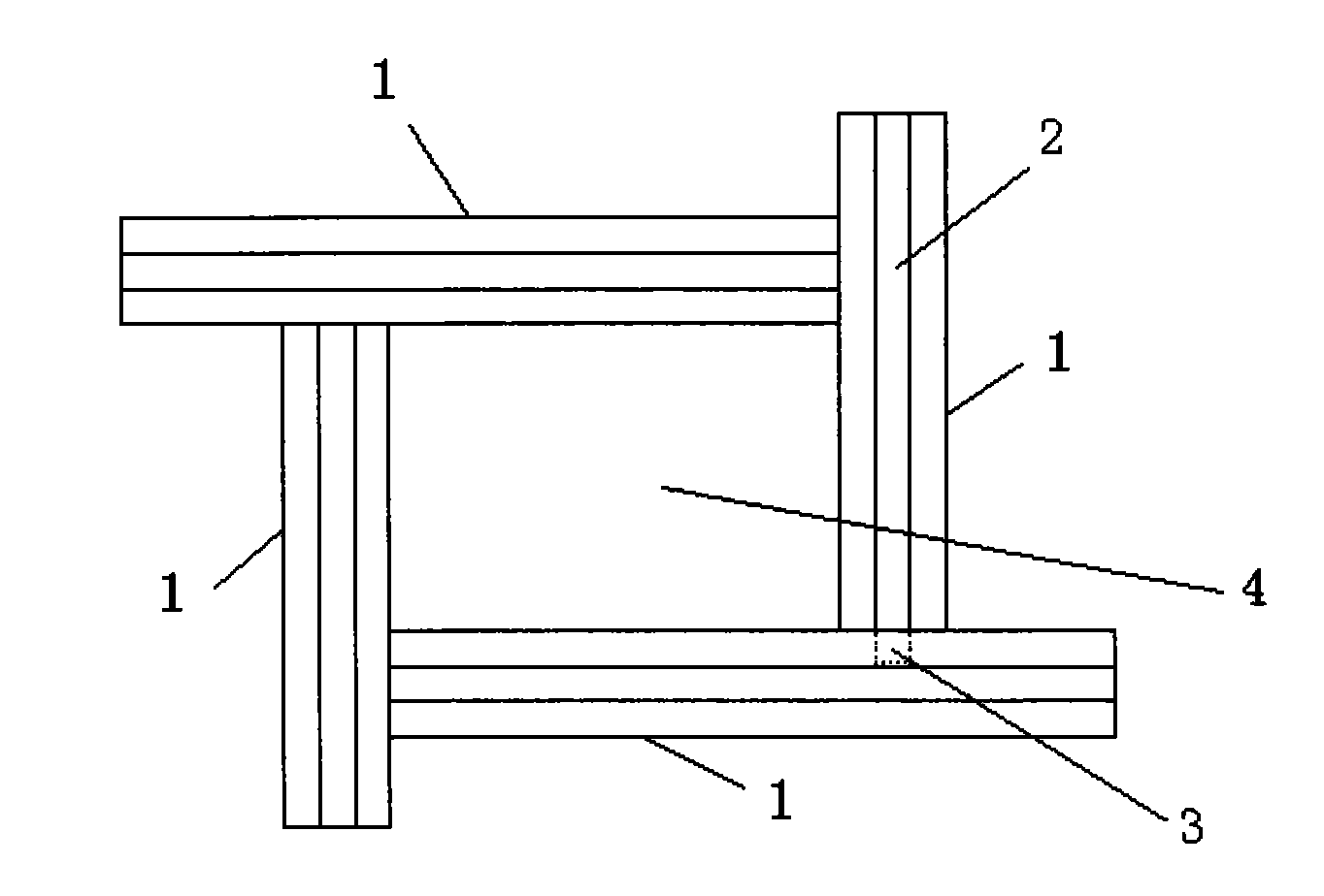 Processing method for thin paint film enamelled flat wire