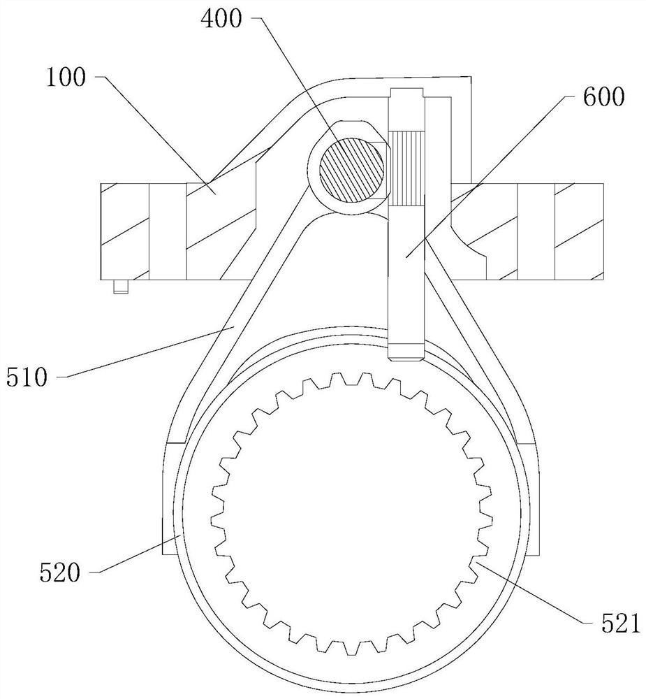 Front axle separator structure and automobile