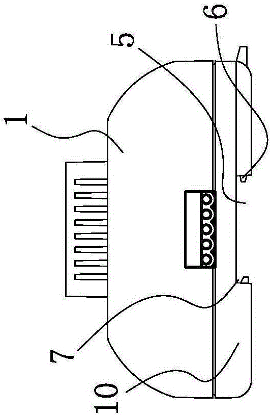 CAN bus connector of controller module