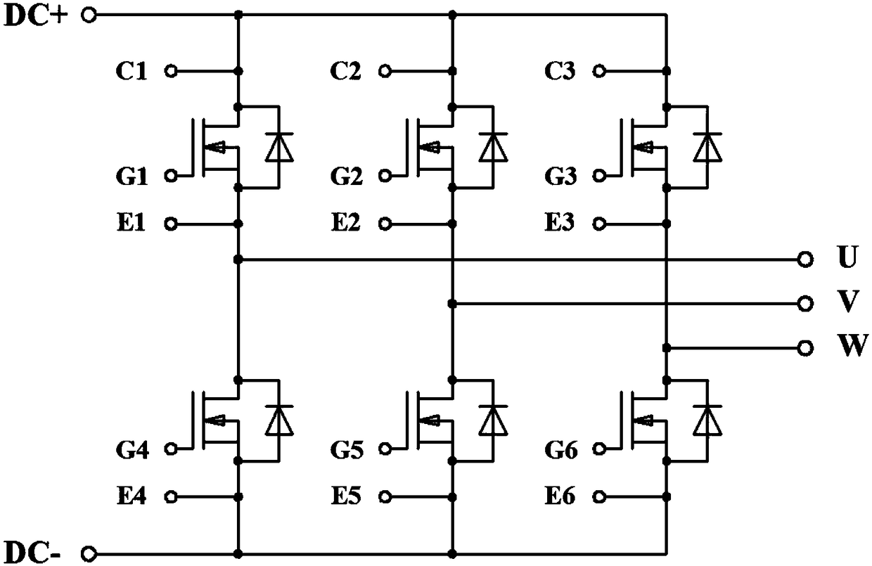 A power module with parallel chip current sharing