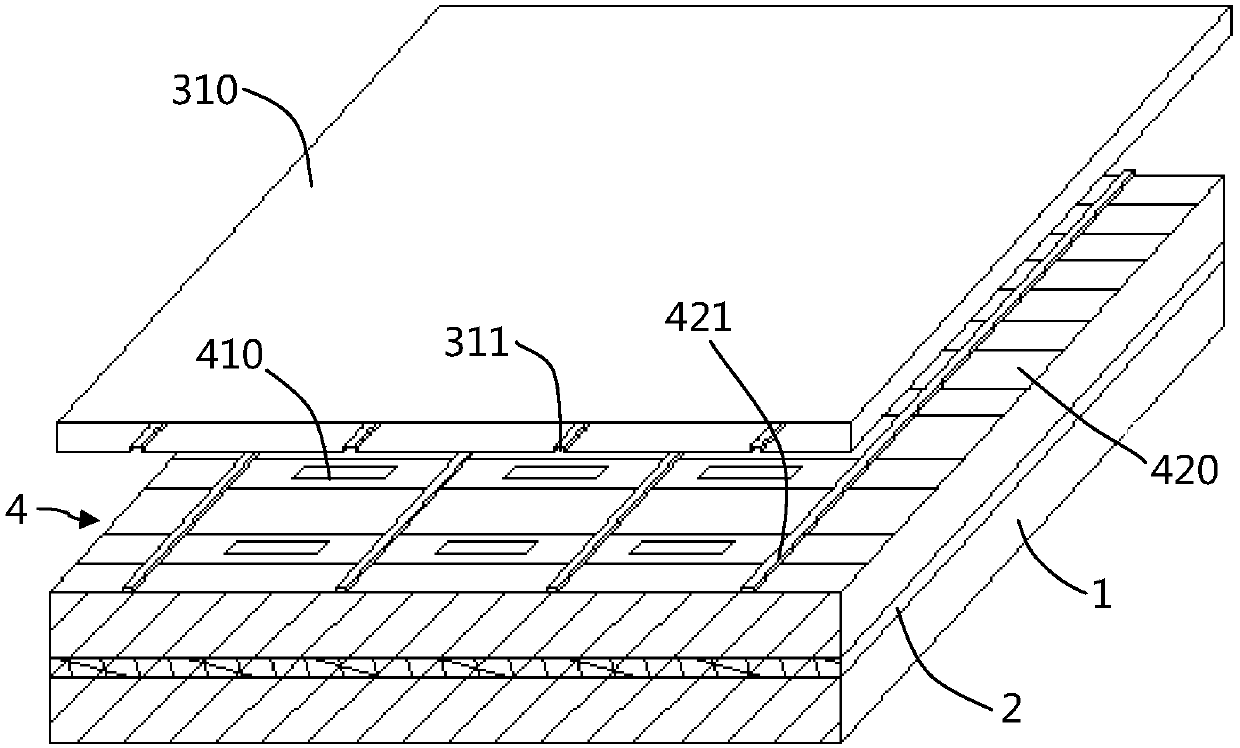 Press buckle type rock wool composite board and manufacturing method thereof