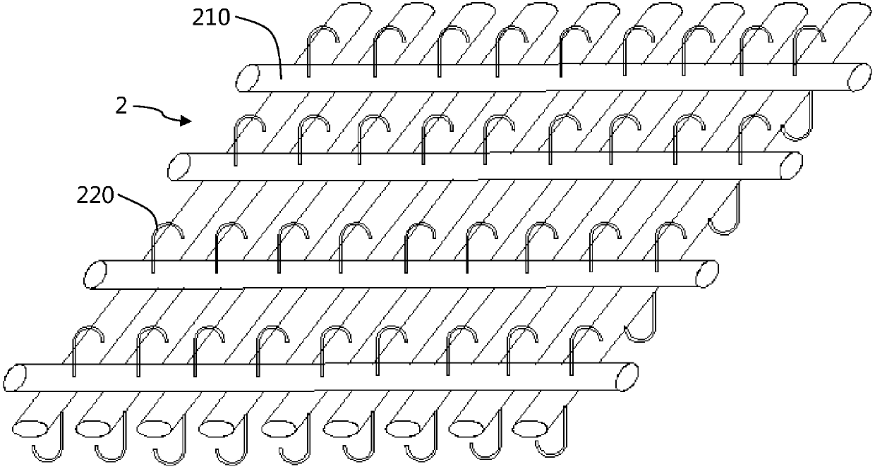 Press buckle type rock wool composite board and manufacturing method thereof