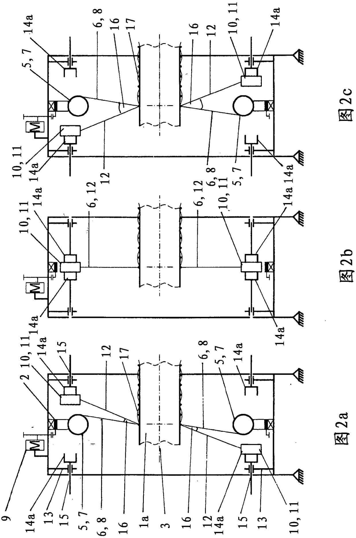 Circular weaving machine and method for producing a hollow profile-like fabric