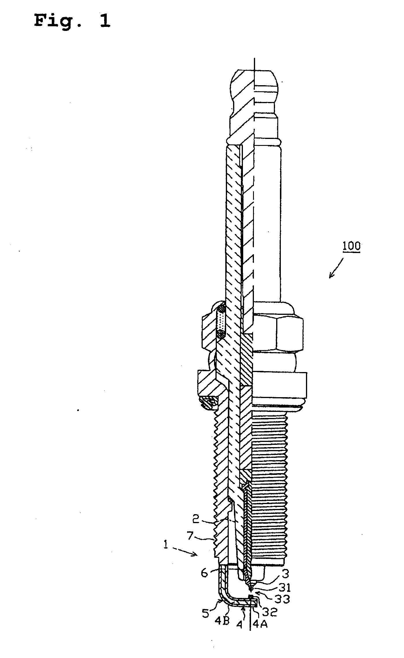 Spark plug for use in an internal-combustion engine