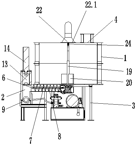 Full-automatic environment-friendly briquetting device for fibrous materials