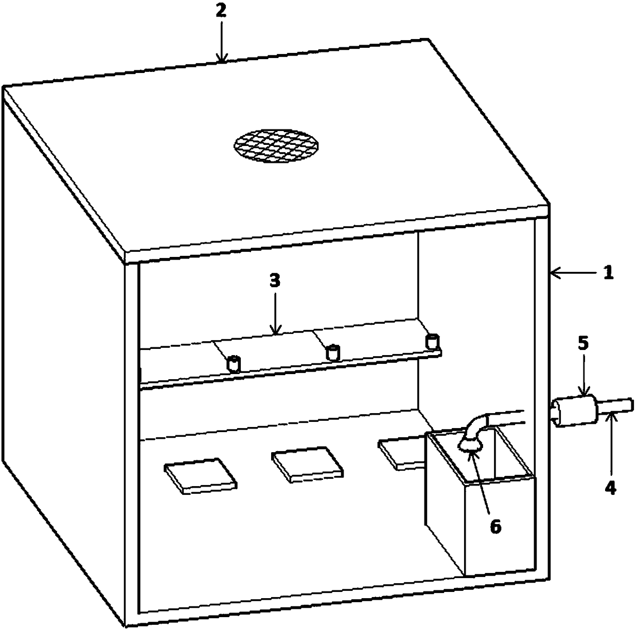 Sauna room with automatic watering function