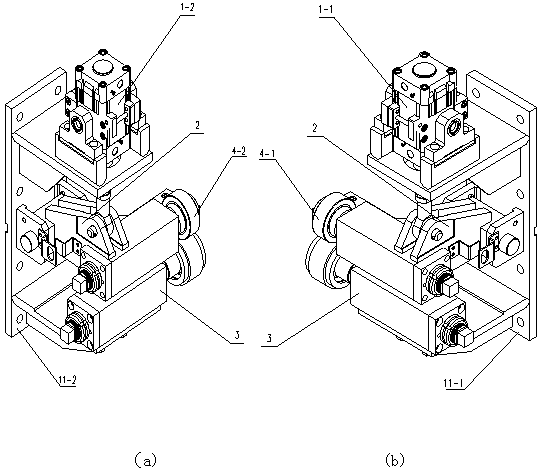 Automatic control system used for rolling force of burring roller and control method thereof