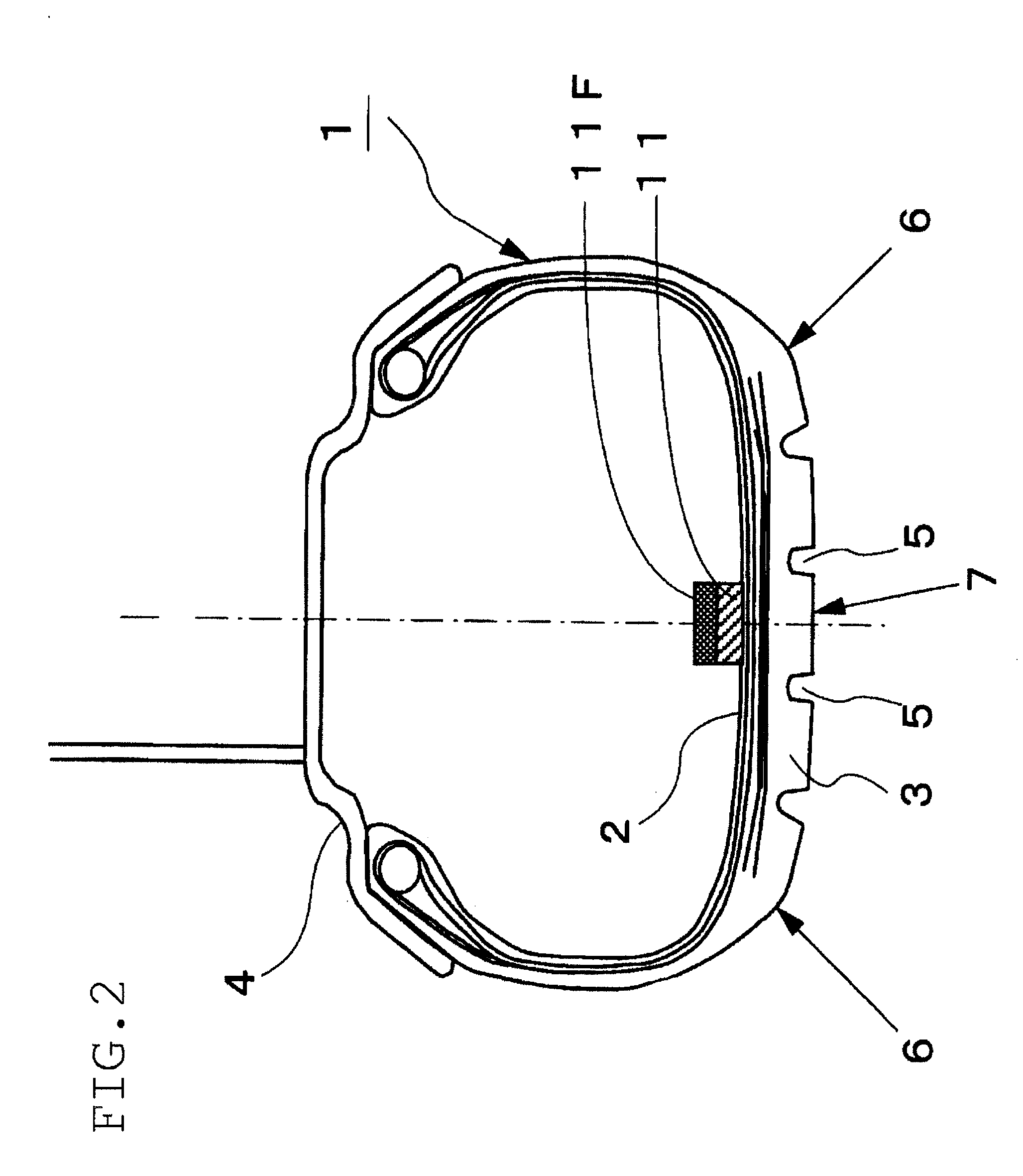 Method for estimating the wear of a tire
