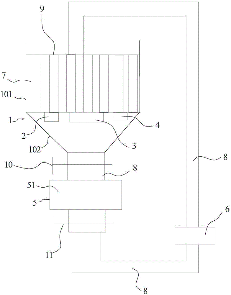 PCB (printed circuit board) self circulation re-washing cylinder