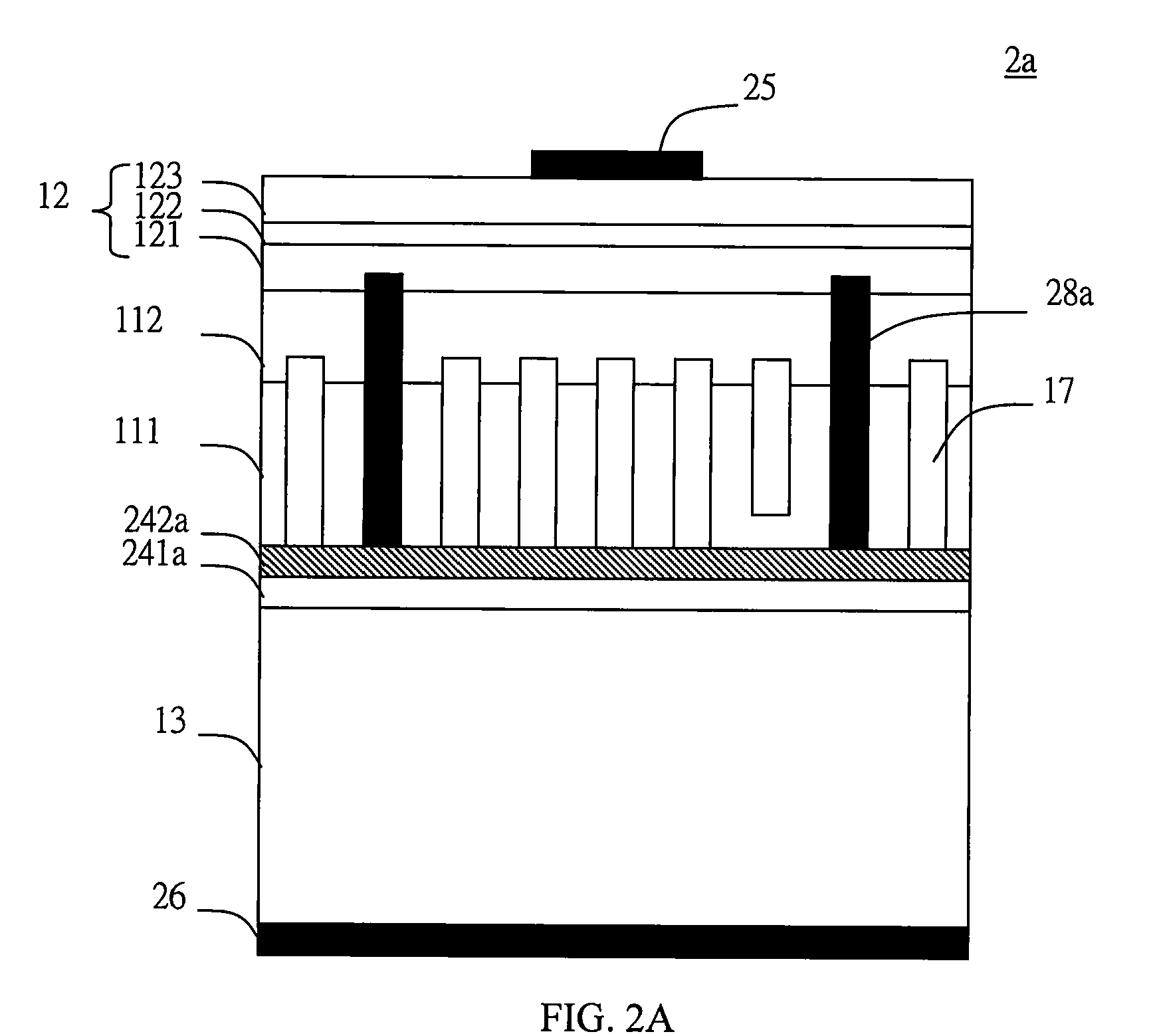 Light-emitting device having a thinned structure and the manufacturing method thereof