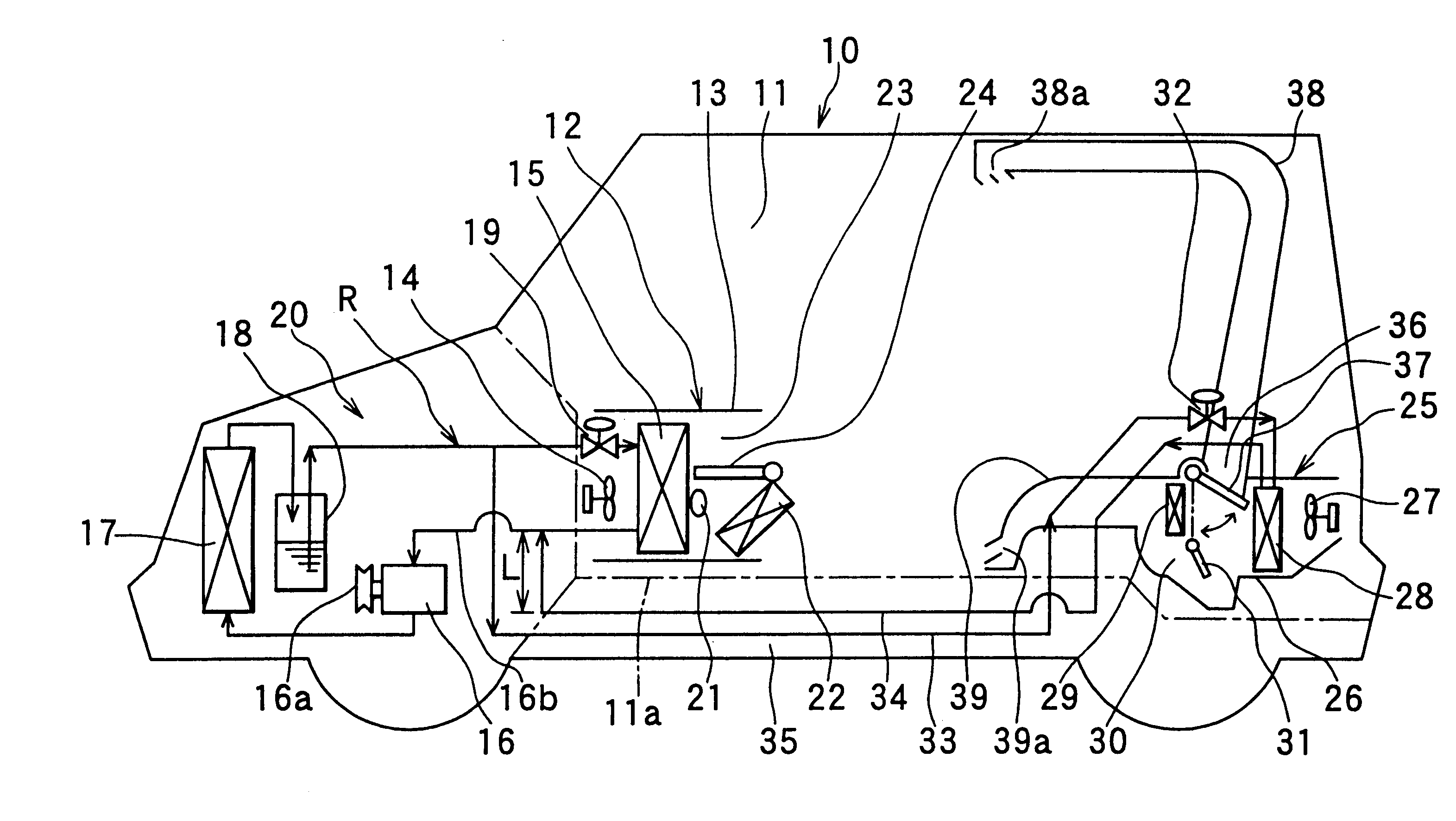 Refrigerant cycle system for vehicle air conditioner