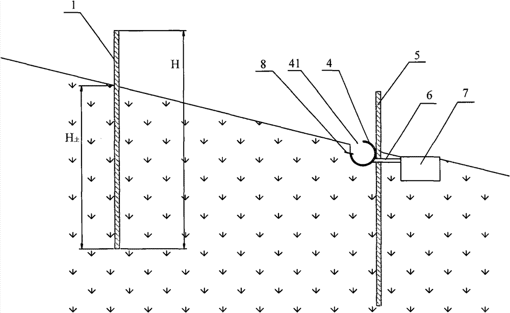 Construction method of sloping surface runoff field