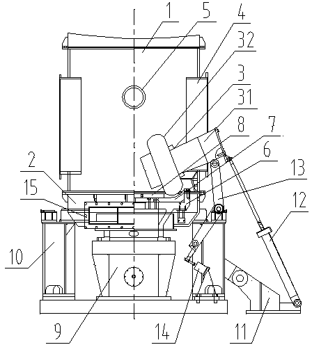 Vertical grinding roller sand making machine