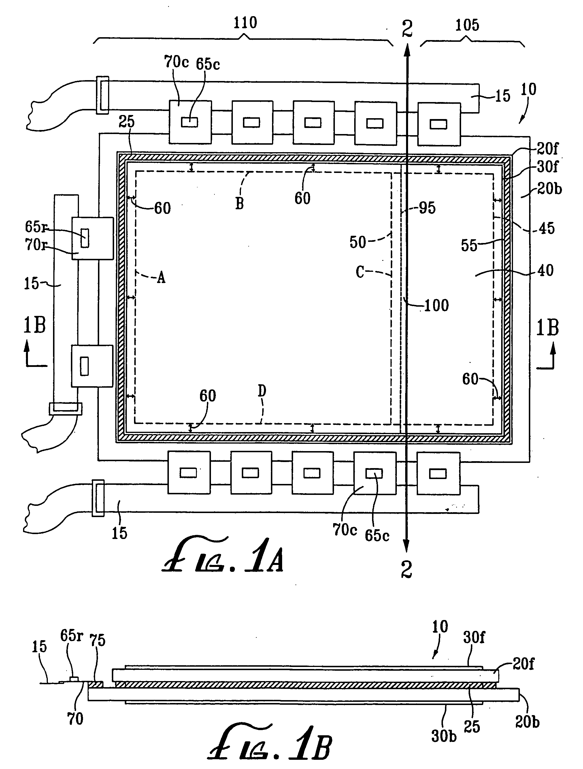 Customized electronic displays and methods of customizing the physical size and/or shape thereof