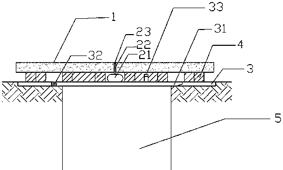Stone-board road manhole cover with air bags and application method thereof