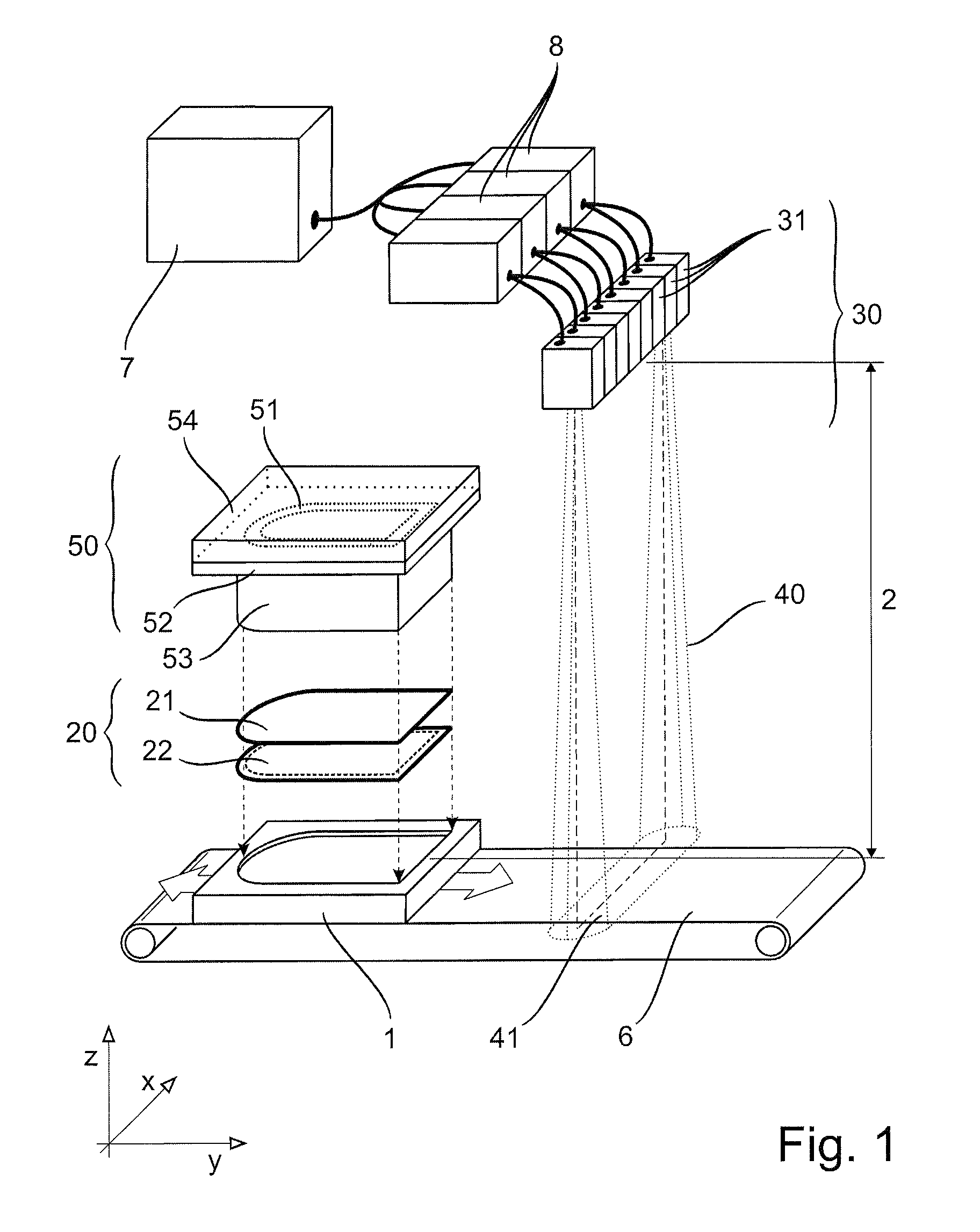 Apparatus for joining two workpiece parts along a weld by means of transmission welding