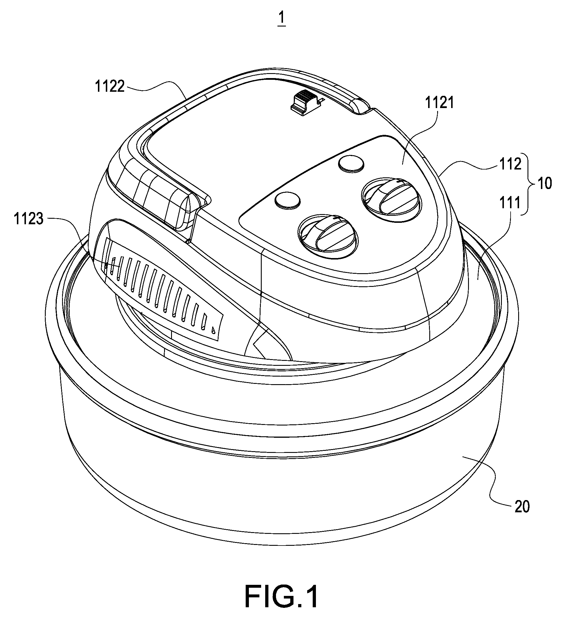 Low-oil fryer and heating cover thereof