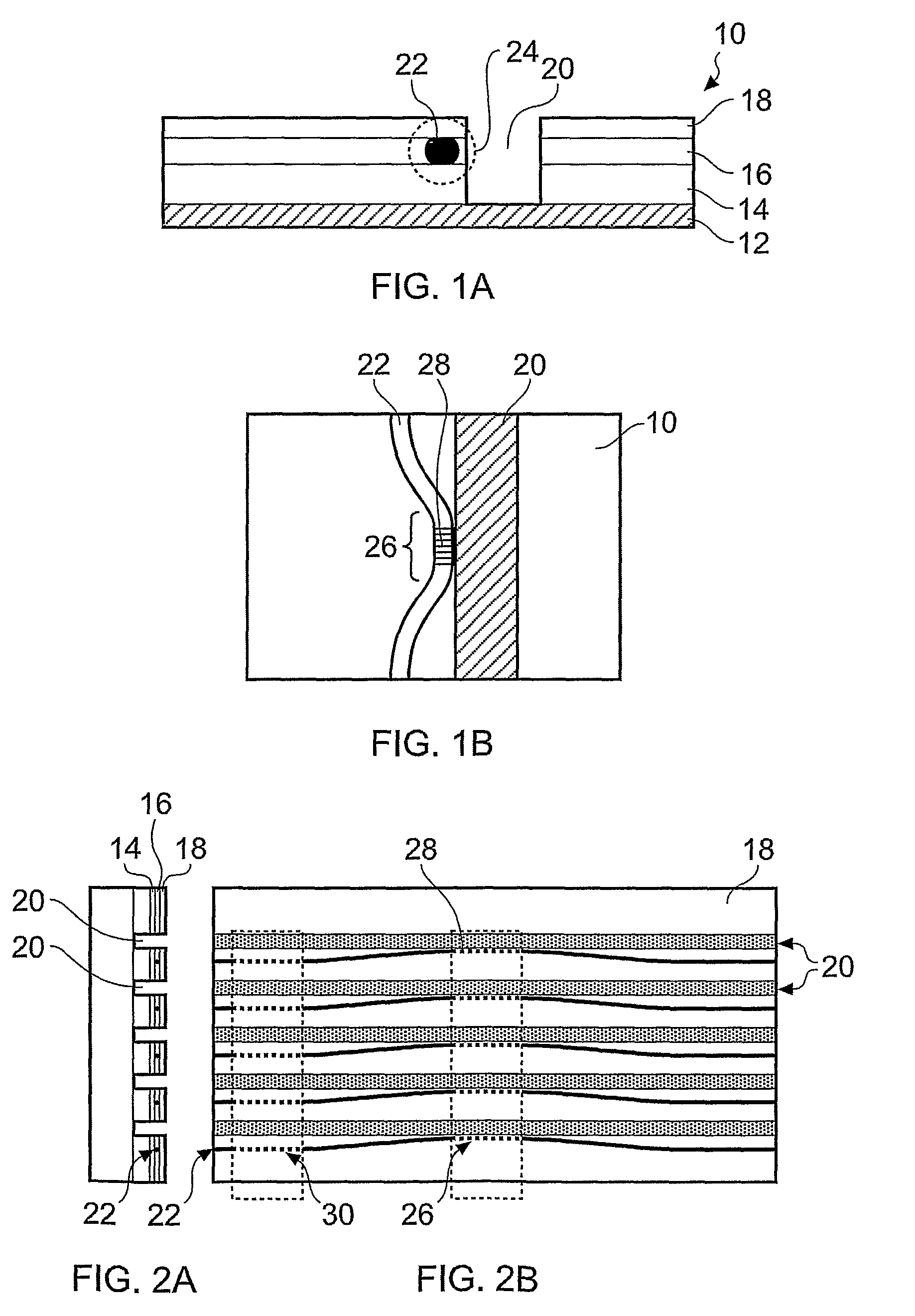 Method of fabricating waveguide devices which use evanescent coupling between waveguides and grooves