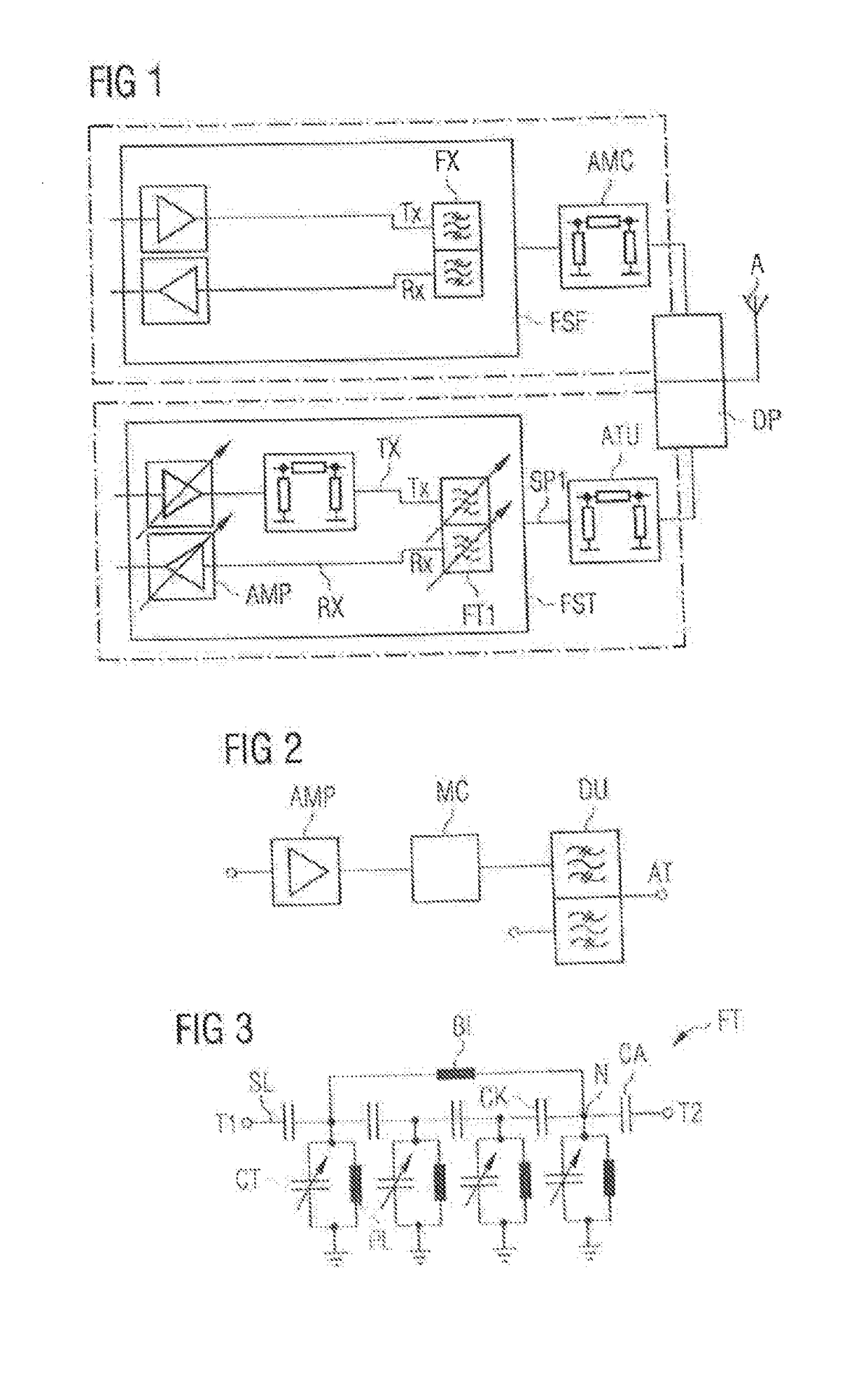 Front-End Circuit Having a Tunable Filter