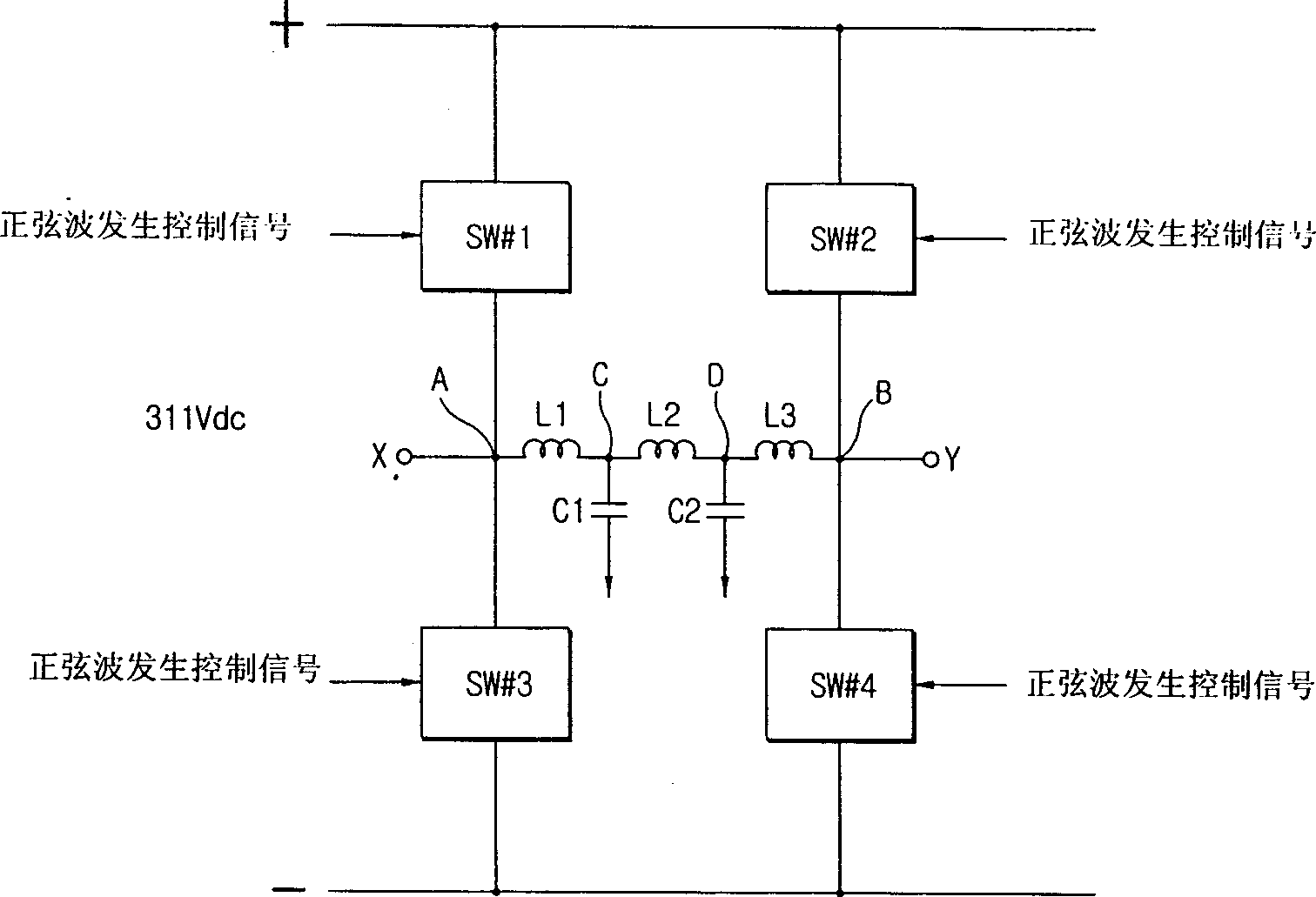 Sine wave generation circuit and uninterruptible power supply system using the same