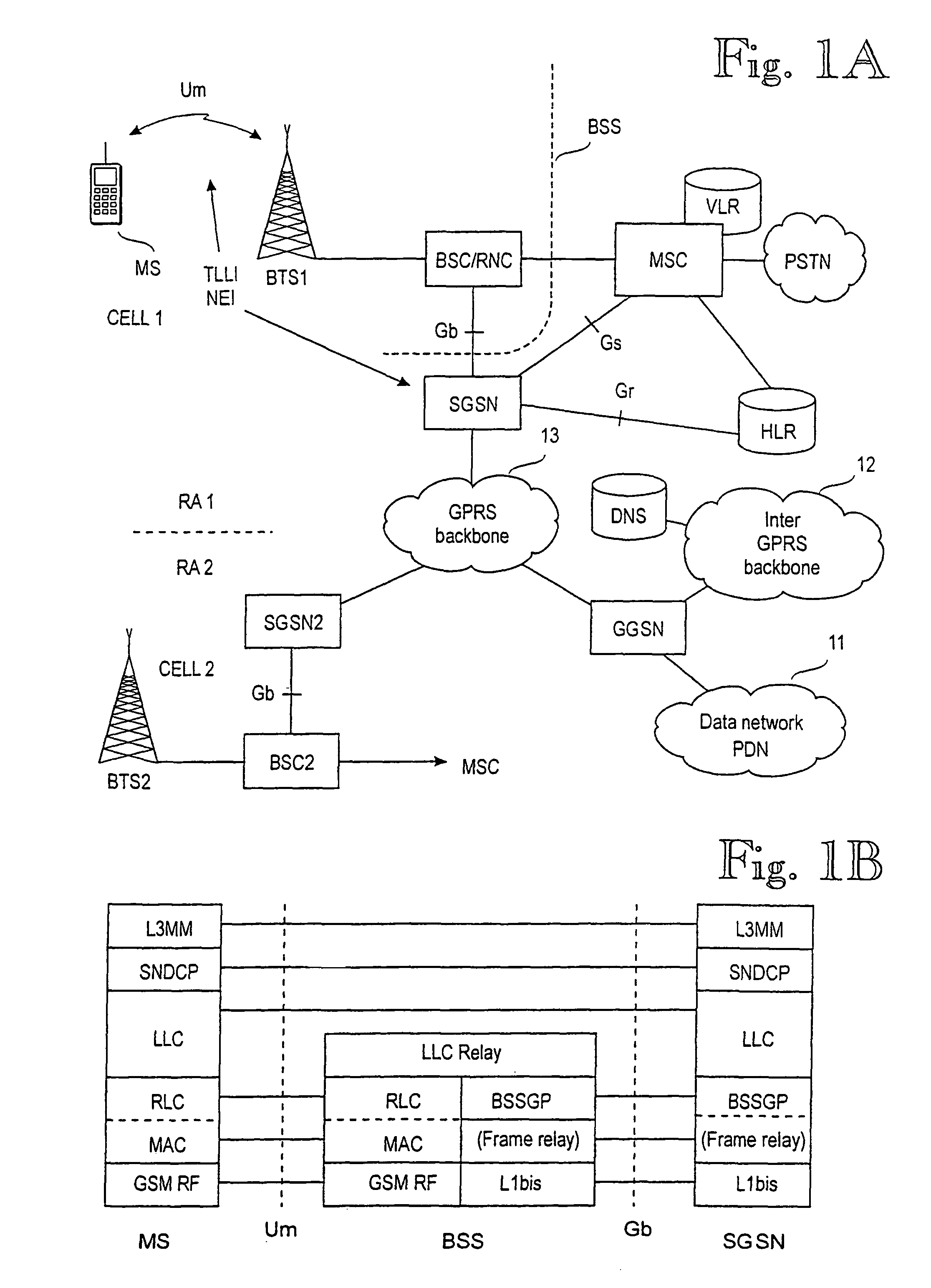 Identifying a mobile station in a packet radio network