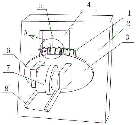 Easy-to-operate 10-fold profile leveling tool